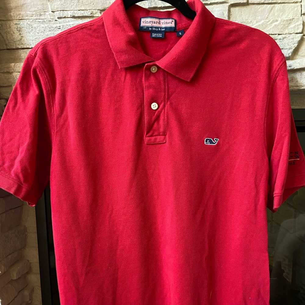Vineyard Vines Red Polo